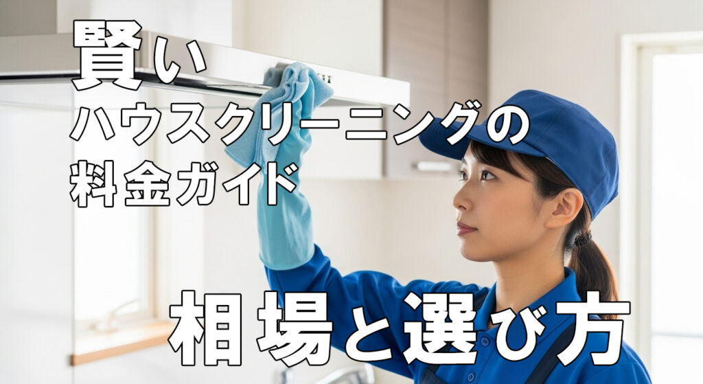 賢いハウスクリーニングの料金ガイド 相場と選び方