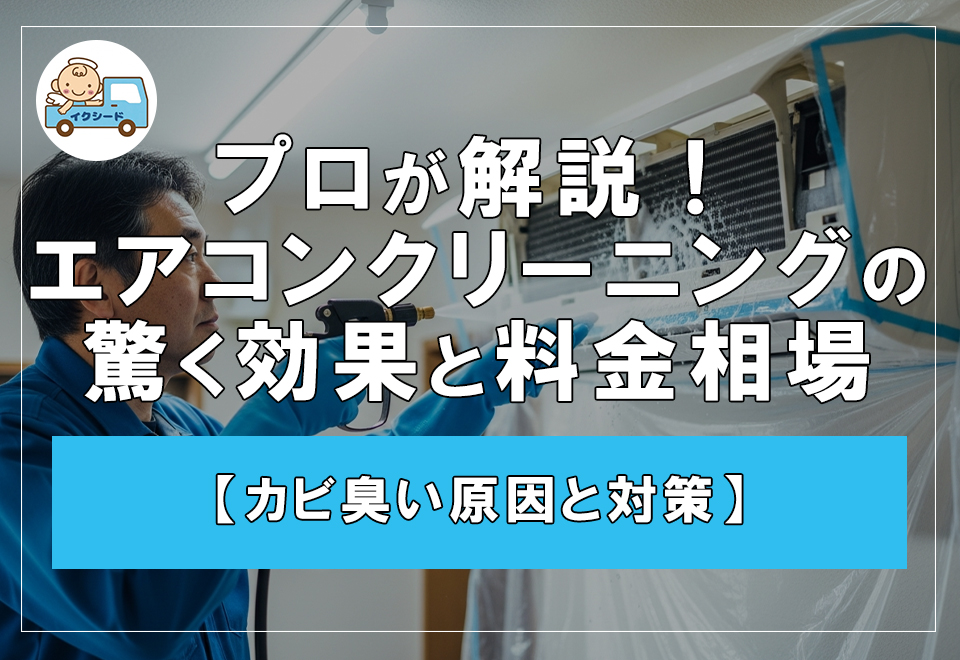 【カビ臭い原因と対策】 プロが解説！エアコンクリーニングの驚くべき効果と料金相場