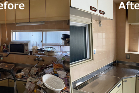 大阪市内で遺品整理・ゴミ処分・ハウスクリーニング